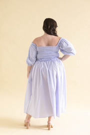 STELLAR MIDI SKIRT - PERIWINKLE