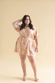 LIMONCELLO MINI SHIRTDRESS - PEACH