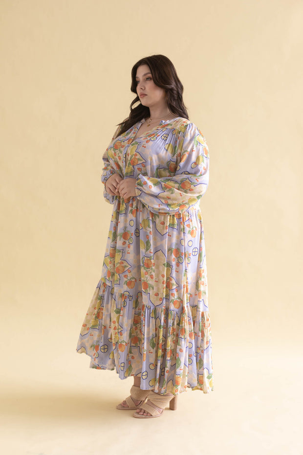 [PRE-ORDER] LIMONCELLO SMOCK GOWN - BLUE