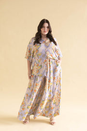 LIMONCELLO WIDE LEG PANTS - BLUE