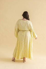 FLORES MAXI SKIRT - ZEST YELLOW