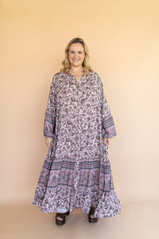 SOLSTICE SMOCK GOWN - DUSTY ROSE